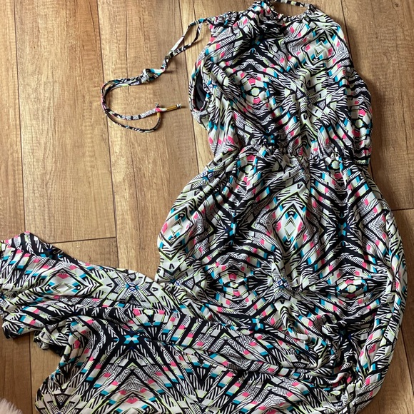 Neon printed maxi dress - Picture 2 of 4